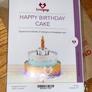 Lovepop Happy Birthday Cake Pop-Up Card